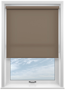 Trapani, Chocolate - Twist&Fit Roller Blind
